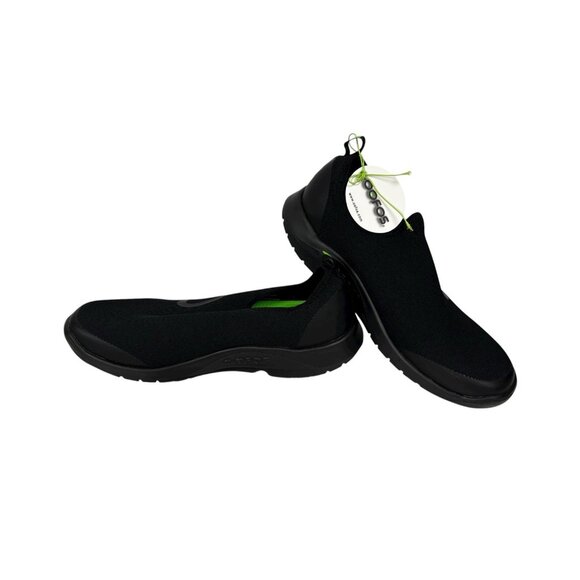 NWT OOFOS Mens 10.5 OOmg Sport LS Low Shoe Black Green Recovery Gorpcore 5085 - Picture 4 of 6